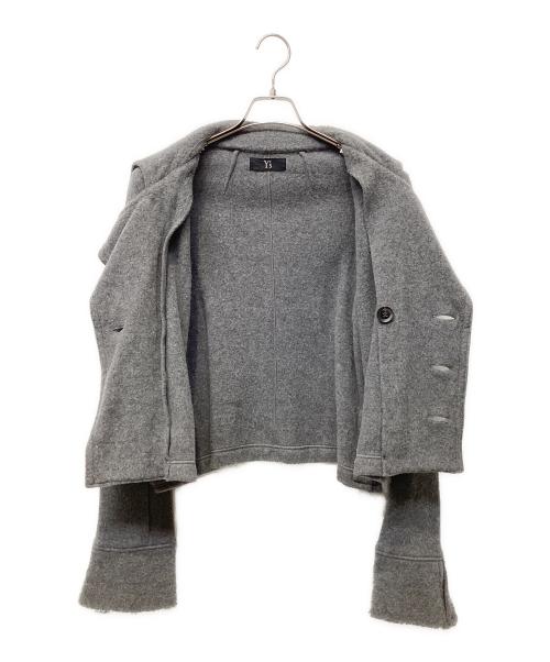 Y's（ワイズ）Y's (ワイズ) Pコート グレー サイズ:2の古着・服飾アイテム