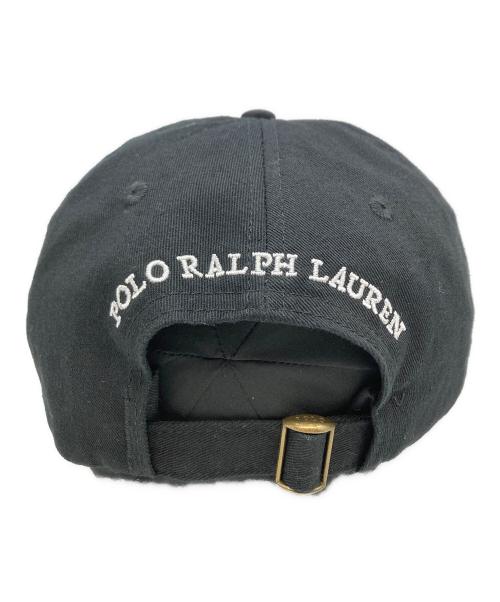 POLO RALPH LAUREN（ポロ・ラルフローレン）POLO RALPH LAUREN (ポロ・ラルフローレン) キャップ ブラックの古着・服飾アイテム