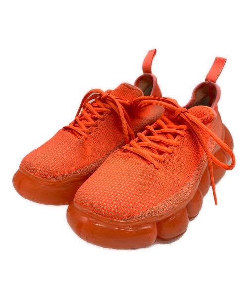 grounds（グラウンズ）grounds (グラウンズ) ローカットスニーカー オレンジ サイズ:26cmの古着・服飾アイテム