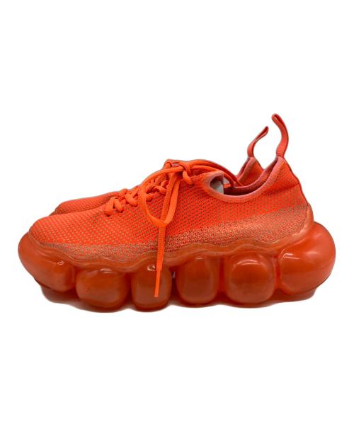 grounds（グラウンズ）grounds (グラウンズ) ローカットスニーカー オレンジ サイズ:26cmの古着・服飾アイテム