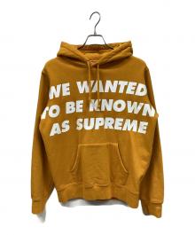 SUPREME（シュプリーム）の古着「プルオーバーパーカー」｜オレンジ