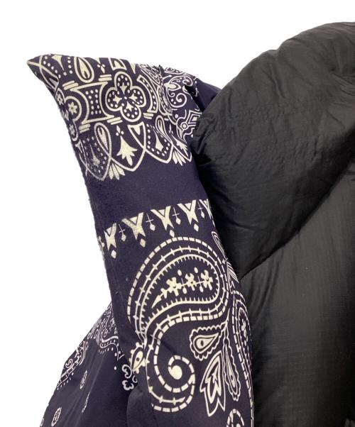 Bristol（ブリストル）Bristol (ブリストル) ダウンジャケット ネイビー×ブラック サイズ:Lの古着・服飾アイテム