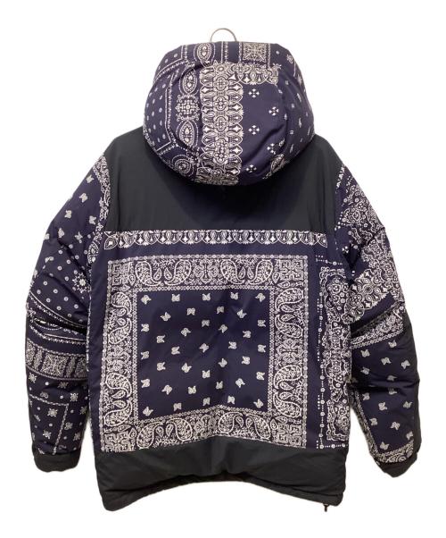 Bristol（ブリストル）Bristol (ブリストル) ダウンジャケット ネイビー×ブラック サイズ:Lの古着・服飾アイテム