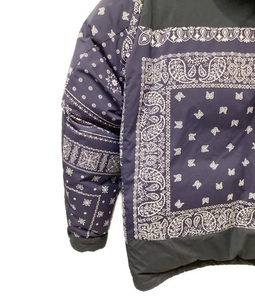 Bristol（ブリストル）Bristol (ブリストル) ダウンジャケット ネイビー×ブラック サイズ:Lの古着・服飾アイテム