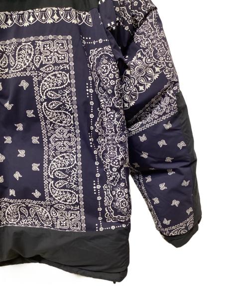 Bristol（ブリストル）Bristol (ブリストル) ダウンジャケット ネイビー×ブラック サイズ:Lの古着・服飾アイテム