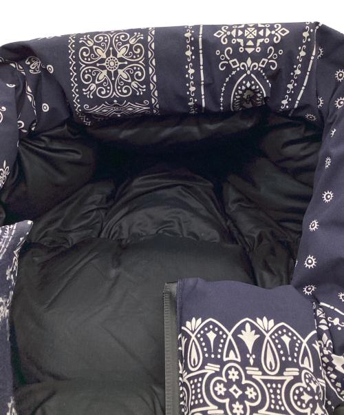 Bristol（ブリストル）Bristol (ブリストル) ダウンジャケット ネイビー×ブラック サイズ:Lの古着・服飾アイテム