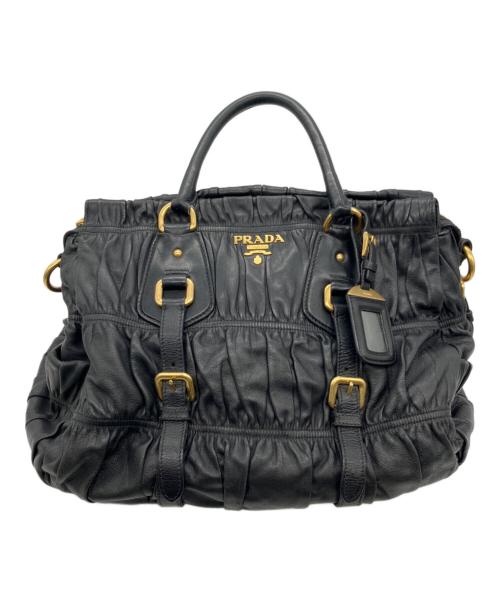 PRADA（プラダ）PRADA (プラダ) ハンドバッグ ブラックの古着・服飾アイテム