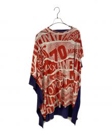 Vivienne Westwood ANGLOMANIA（ヴィヴィアンウエストウッドアングロマニア）の古着「ノースリーブ・キャミソールワンピース」｜レッド×パープル