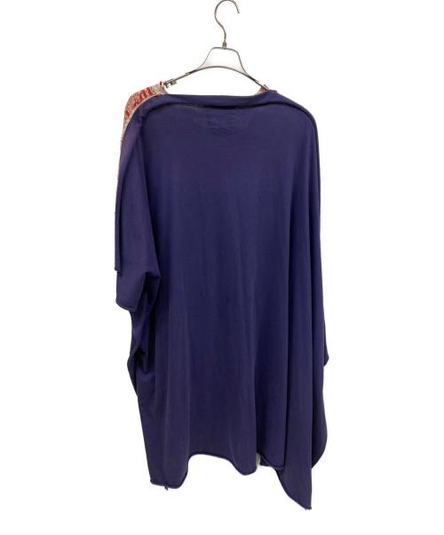 Vivienne Westwood ANGLOMANIA（ヴィヴィアンウエストウッドアングロマニア）Vivienne Westwood ANGLOMANIA (ヴィヴィアンウエストウッドアングロマニア) ノースリーブ・キャミソールワンピース レッド×パープル サイズ:38の古着・服飾アイテム