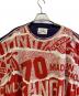 中古・古着 Vivienne Westwood ANGLOMANIA (ヴィヴィアンウエストウッドアングロマニア) ノースリーブ・キャミソールワンピース レッド×パープル サイズ:38：7000円