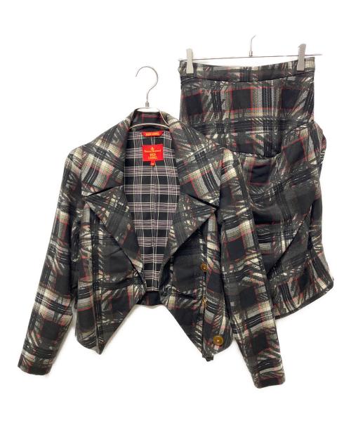 Vivienne Westwood RED LABEL（ヴィヴィアンウエストウッドレッドレーベル）Vivienne Westwood RED LABEL (ヴィヴィアンウエストウッドレッドレーベル) セットアップ ブラック サイズ:42の古着・服飾アイテム