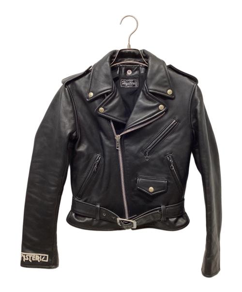 Hysteric Glamour（ヒステリックグラマー）Hysteric Glamour (ヒステリックグラマー) レザーライダースジャケット ブラック サイズ:Freeの古着・服飾アイテム