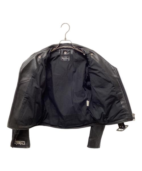 Hysteric Glamour（ヒステリックグラマー）Hysteric Glamour (ヒステリックグラマー) レザーライダースジャケット ブラック サイズ:Freeの古着・服飾アイテム