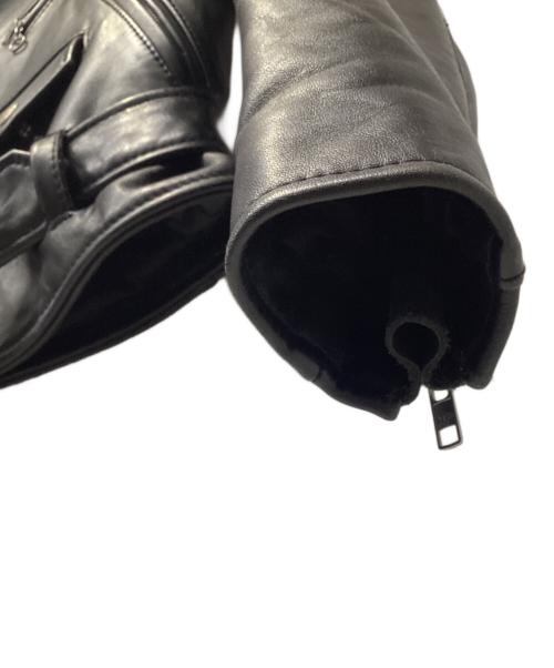 Hysteric Glamour（ヒステリックグラマー）Hysteric Glamour (ヒステリックグラマー) レザーライダースジャケット ブラック サイズ:Freeの古着・服飾アイテム