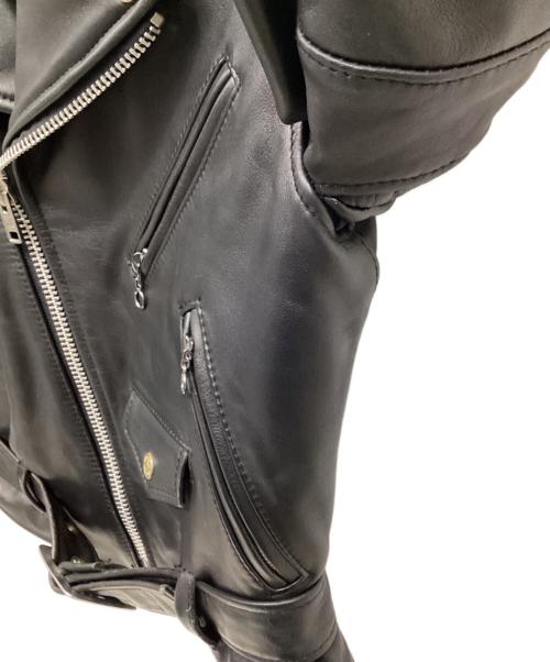 Hysteric Glamour（ヒステリックグラマー）Hysteric Glamour (ヒステリックグラマー) レザーライダースジャケット ブラック サイズ:Freeの古着・服飾アイテム