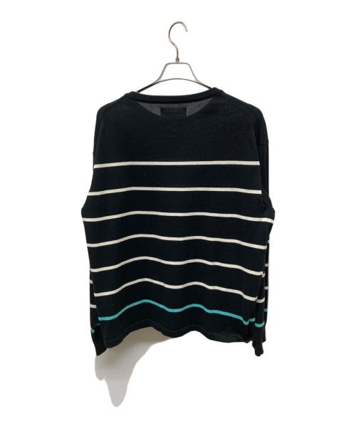 WISS.KEY（ウィス・キー）WISS.KEY (ウィス・キー) 薄手ニット ブラック サイズ:Lの古着・服飾アイテム