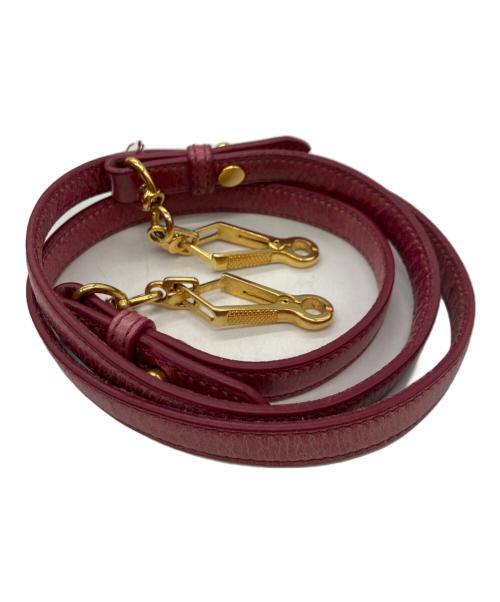 MIU MIU（ミュウミュウ）MIU MIU (ミュウミュウ) ２WAYレザーハンドバッグ ピンクの古着・服飾アイテム