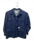 WTAPSダブルタップス）の古着「JMOD LS COTTON DENIM PASTHG」｜インディゴ