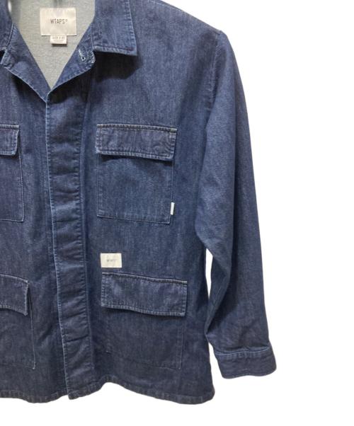 WTAPS（ダブルタップス）WTAPS (ダブルタップス) JMOD LS COTTON DENIM PASTHG インディゴ サイズ:3の古着・服飾アイテム
