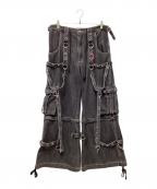 TRIPP NYCトリップニューヨークシティー）の古着「STRAP ON ZIP OFF PANT」｜ブラック