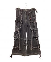 TRIPP NYC（トリップニューヨークシティー）の古着「STRAP ON ZIP OFF PANT」｜ブラック