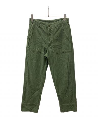 中古・古着通販】orSlow (オアスロウ) ベイカーパンツ カーキ サイズ:L