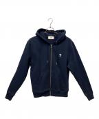 AMI Alexandre Mattiussiアミアレクサンドルマテュッシ）の古着「ジップパーカー」｜ネイビー