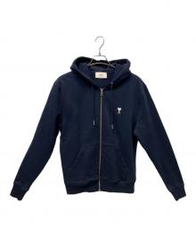 AMI Alexandre Mattiussi（アミアレクサンドルマテュッシ）の古着「ジップパーカー」｜ネイビー