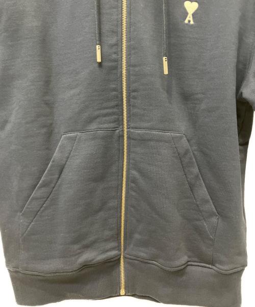 AMI Alexandre Mattiussi（アミアレクサンドルマテュッシ）AMI Alexandre Mattiussi (アミアレクサンドルマテュッシ) ジップパーカー ネイビー サイズ:Ｍの古着・服飾アイテム