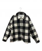 NIKE SBナイキエスビー）の古着「シャツジャケット」｜ブラック×ホワイト