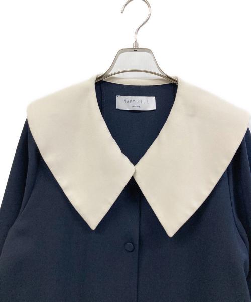 SHIPS any（シップスエニィ）SHIPS any (シップスエニィ) 長袖ワンピース ネイビー サイズ:FREEの古着・服飾アイテム