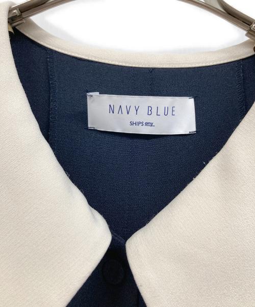 SHIPS any（シップスエニィ）SHIPS any (シップスエニィ) 長袖ワンピース ネイビー サイズ:FREEの古着・服飾アイテム