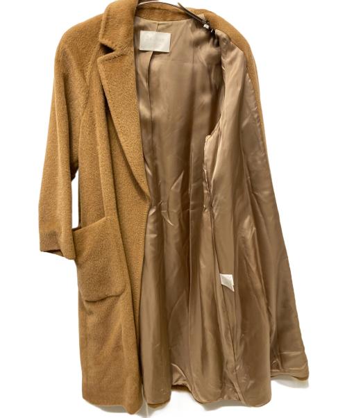 BALLSEY（ボールジィ）BALLSEY (ボールジィ) アルパカ混コート ブラウン サイズ:36の古着・服飾アイテム