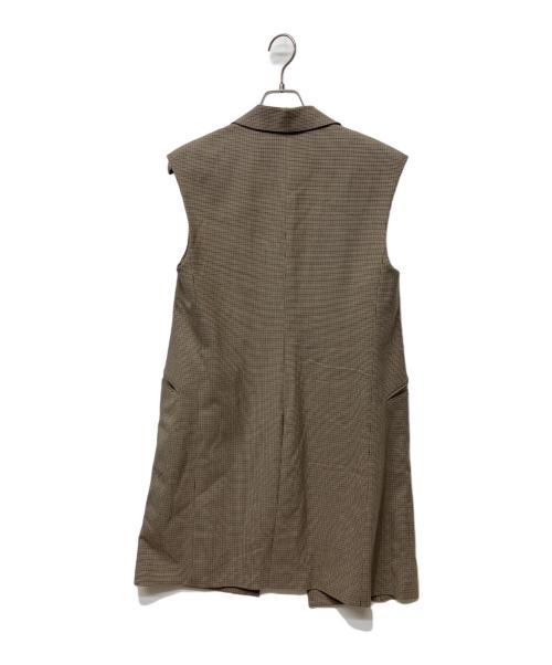 DES PRES（デ プレ）DES PRES (デ プレ) ウーステッドウールトロピカルストレッチ ラペルカラージレ ブラウン サイズ:FREEの古着・服飾アイテム