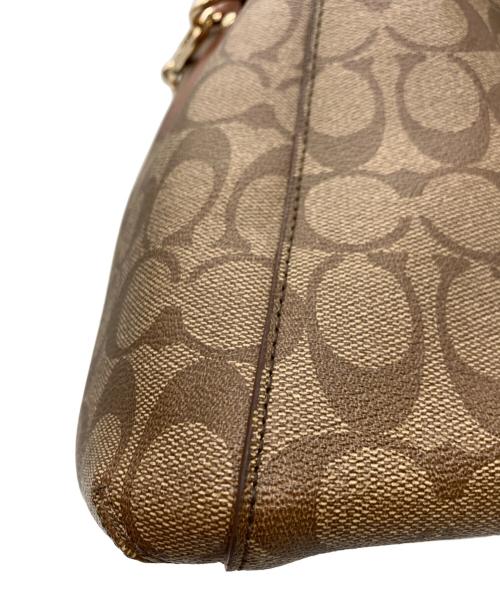 COACH（コーチ）COACH (コーチ) 2WAYショルダーバッグ ベージュの古着・服飾アイテム