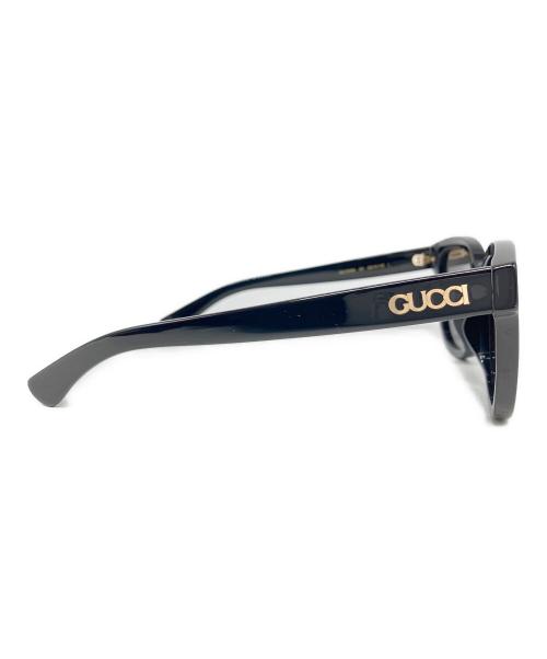 GUCCI（グッチ）GUCCI (グッチ) サングラス ウェリントン GG1797SK 	ブラック ブラック サイズ:SIZE Lの古着・服飾アイテム