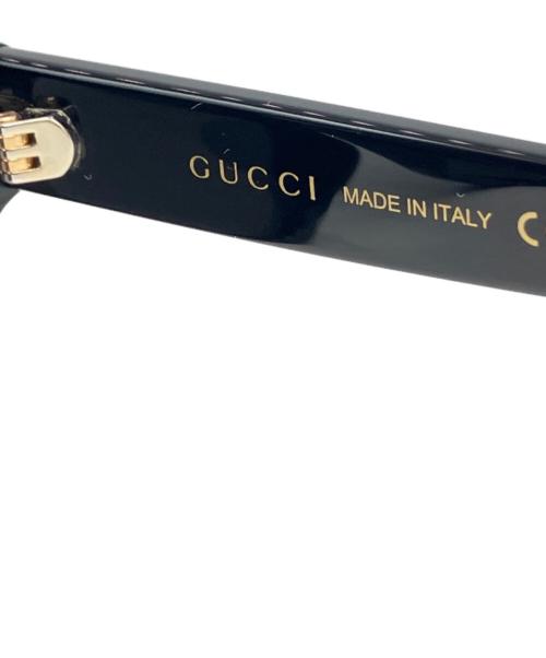GUCCI（グッチ）GUCCI (グッチ) サングラス ウェリントン GG1797SK 	ブラック ブラック サイズ:SIZE Lの古着・服飾アイテム