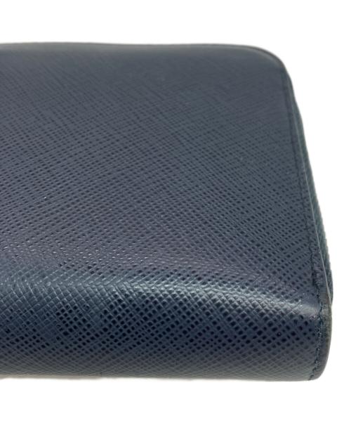 PRADA（プラダ）PRADA (プラダ) 長財布 ネイビーの古着・服飾アイテム