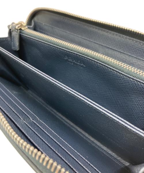 PRADA（プラダ）PRADA (プラダ) 長財布 ネイビーの古着・服飾アイテム