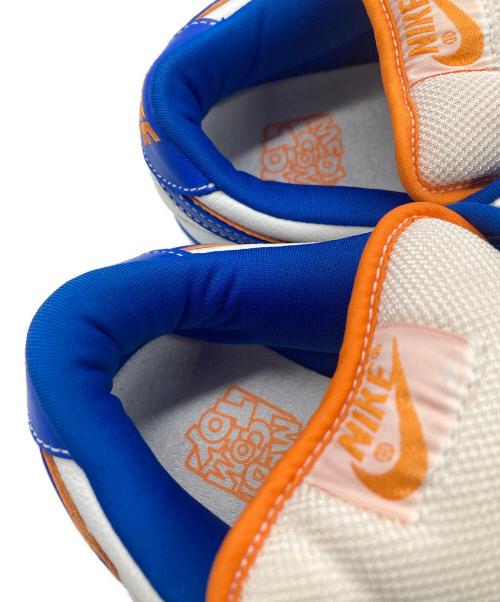 NIKE（ナイキ）NIKE (ナイキ) MEDICOM TOY (メディコムトイ) スニーカー ホワイト×ブルー サイズ:27cmの古着・服飾アイテム