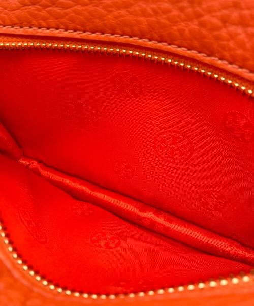 TORY BURCH（トリーバーチ）TORY BURCH (トリーバーチ) レザーショルダーバッグ オレンジの古着・服飾アイテム