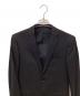 中古・古着 BURBERRY BLACK LABEL (バーバリーブラックレーベル) ウールストライプセットアップスーツ ブラック サイズ:36：13000円