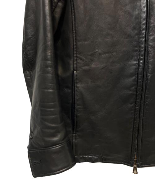 wjk（ダブルジェイケー）wjk (ダブルジェイケー) レザージャケット ブラック サイズ:Sの古着・服飾アイテム