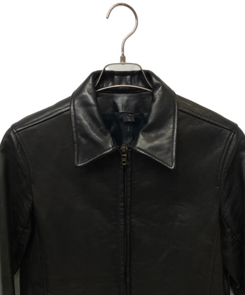 wjk（ダブルジェイケー）wjk (ダブルジェイケー) レザージャケット ブラック サイズ:Sの古着・服飾アイテム