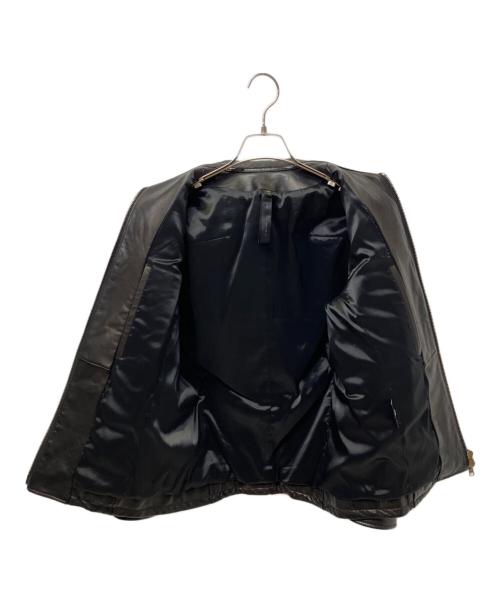 wjk（ダブルジェイケー）wjk (ダブルジェイケー) レザージャケット ブラック サイズ:Sの古着・服飾アイテム