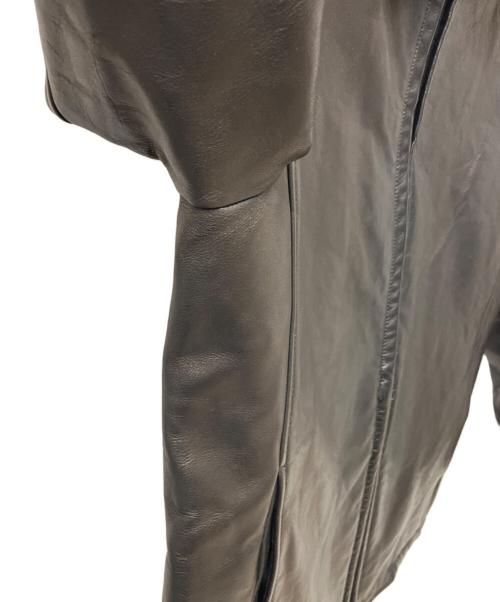 wjk（ダブルジェイケー）wjk (ダブルジェイケー) レザージャケット ブラック サイズ:Sの古着・服飾アイテム
