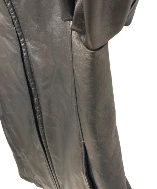 wjk（ダブルジェイケー）wjk (ダブルジェイケー) レザージャケット ブラック サイズ:Sの古着・服飾アイテム