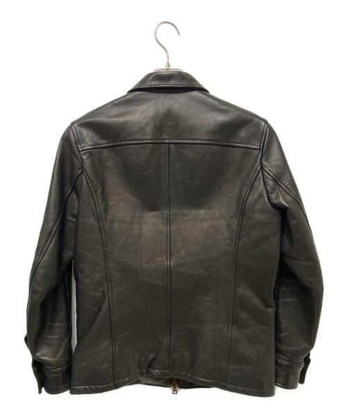 wjk（ダブルジェイケー）wjk (ダブルジェイケー) レザージャケット ブラック サイズ:Sの古着・服飾アイテム