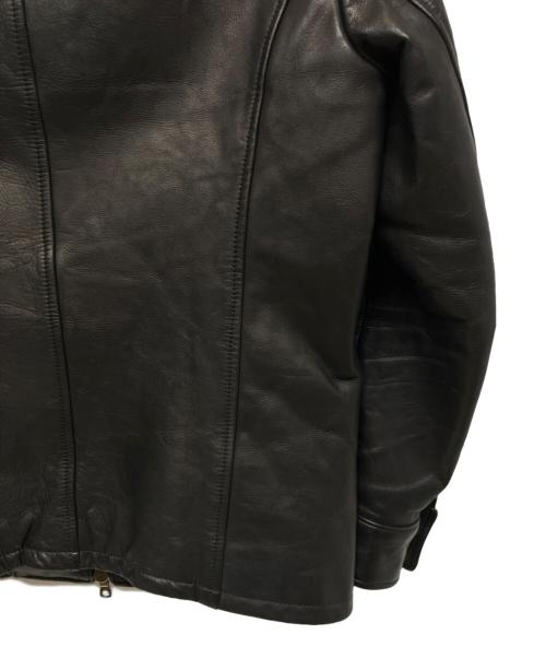 wjk（ダブルジェイケー）wjk (ダブルジェイケー) レザージャケット ブラック サイズ:Sの古着・服飾アイテム