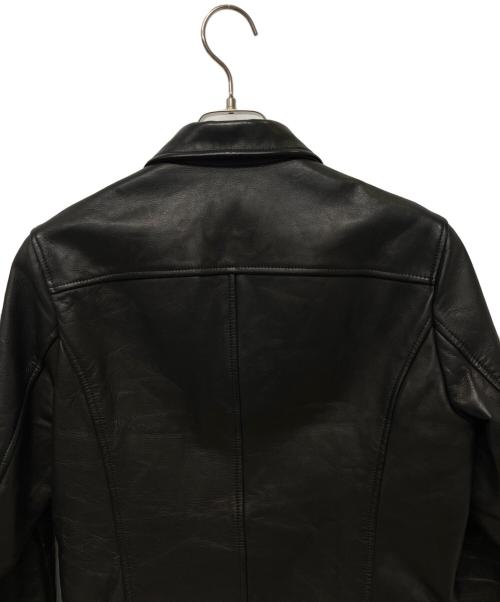 wjk（ダブルジェイケー）wjk (ダブルジェイケー) レザージャケット ブラック サイズ:Sの古着・服飾アイテム